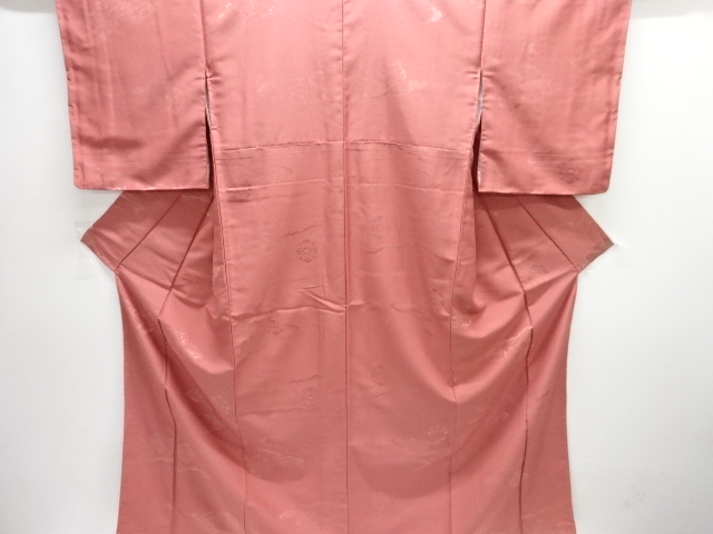 JAPANESE KIMONO / IROMUJI / UNUSED / WOVEN FLOWER CREST